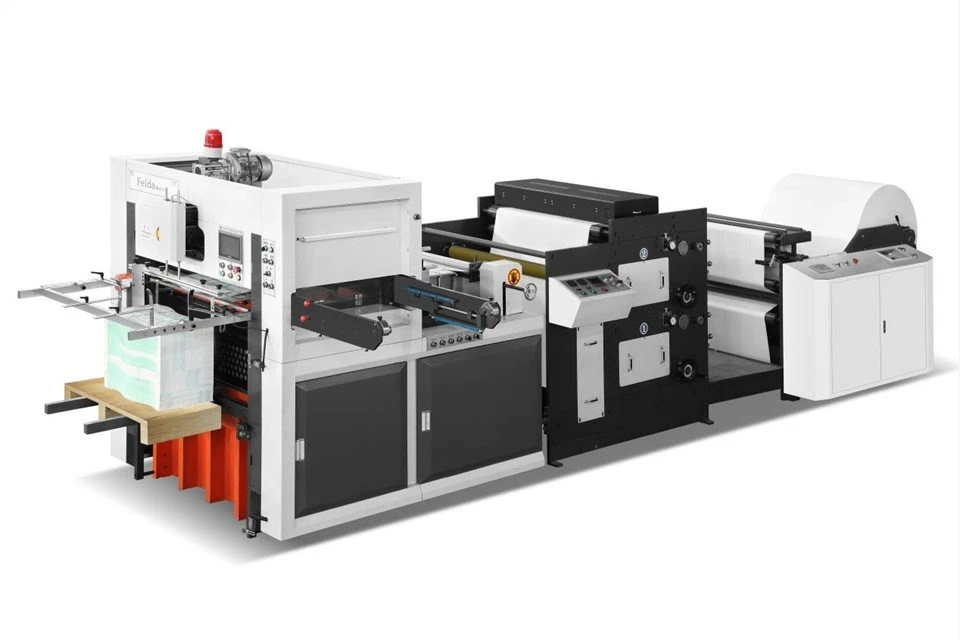 Roll Die Cutting with Printing Machine